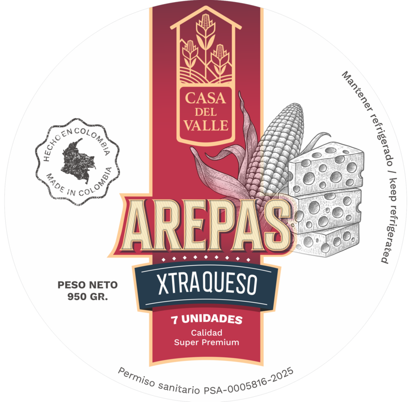 Etiqueta Xtra Queso